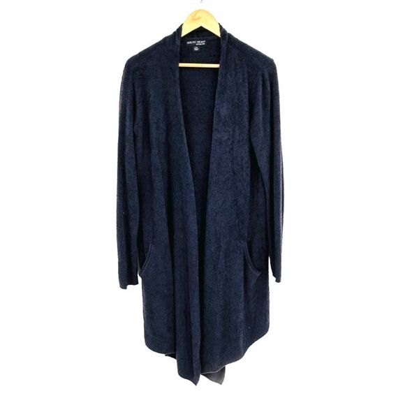 Barefoot Dreams Cozychic lite island wrap in navy indigo size large - Picture 2 of 9